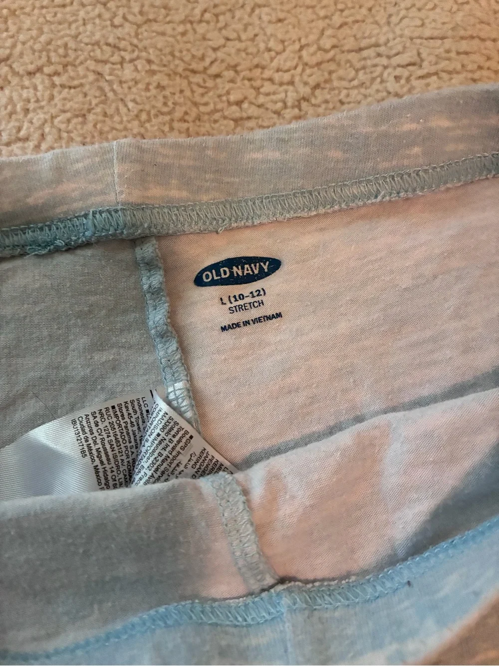 Old Navy Blue Heathered Stretch Leggings
